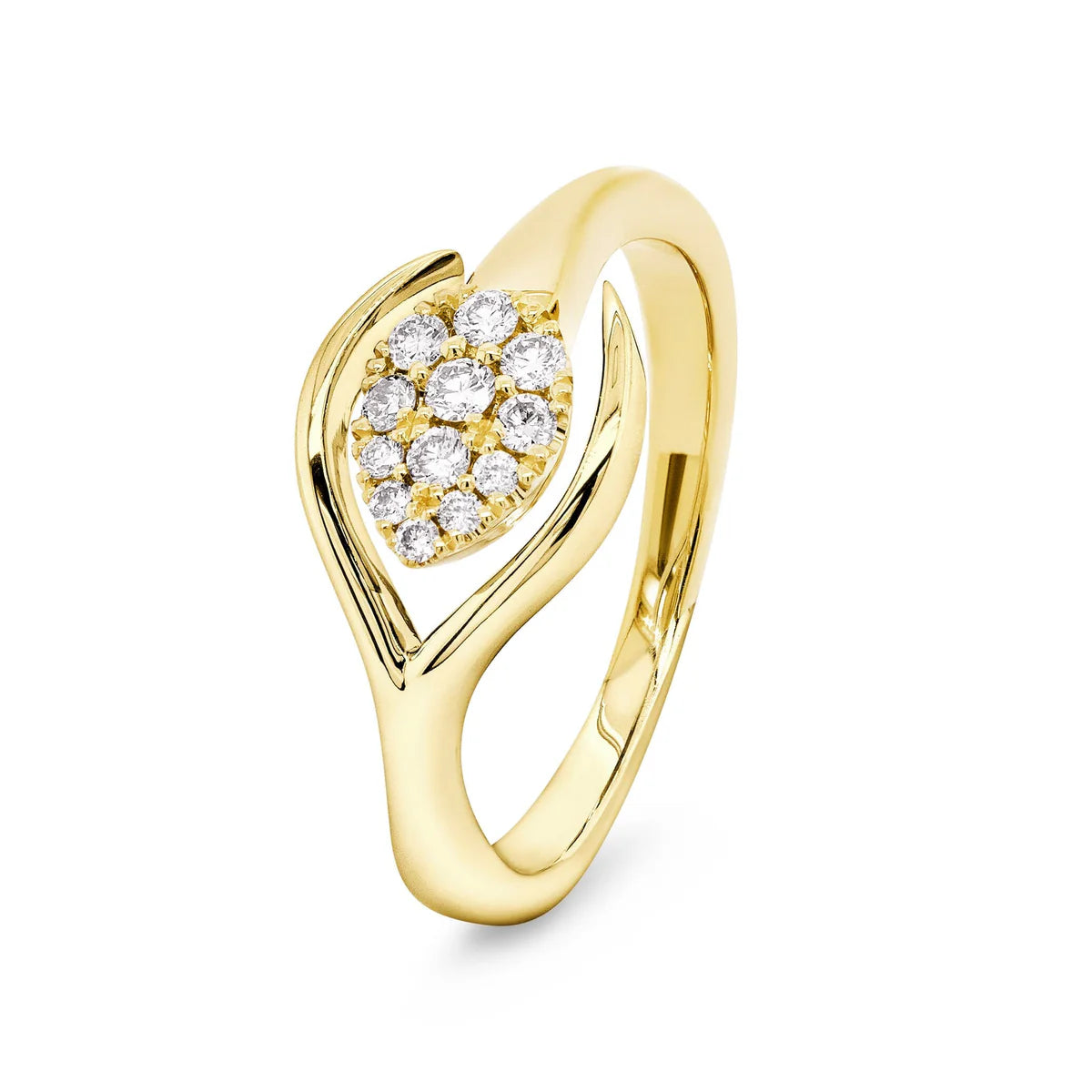 18ct Yellow Gold Argyle Diamond Ring