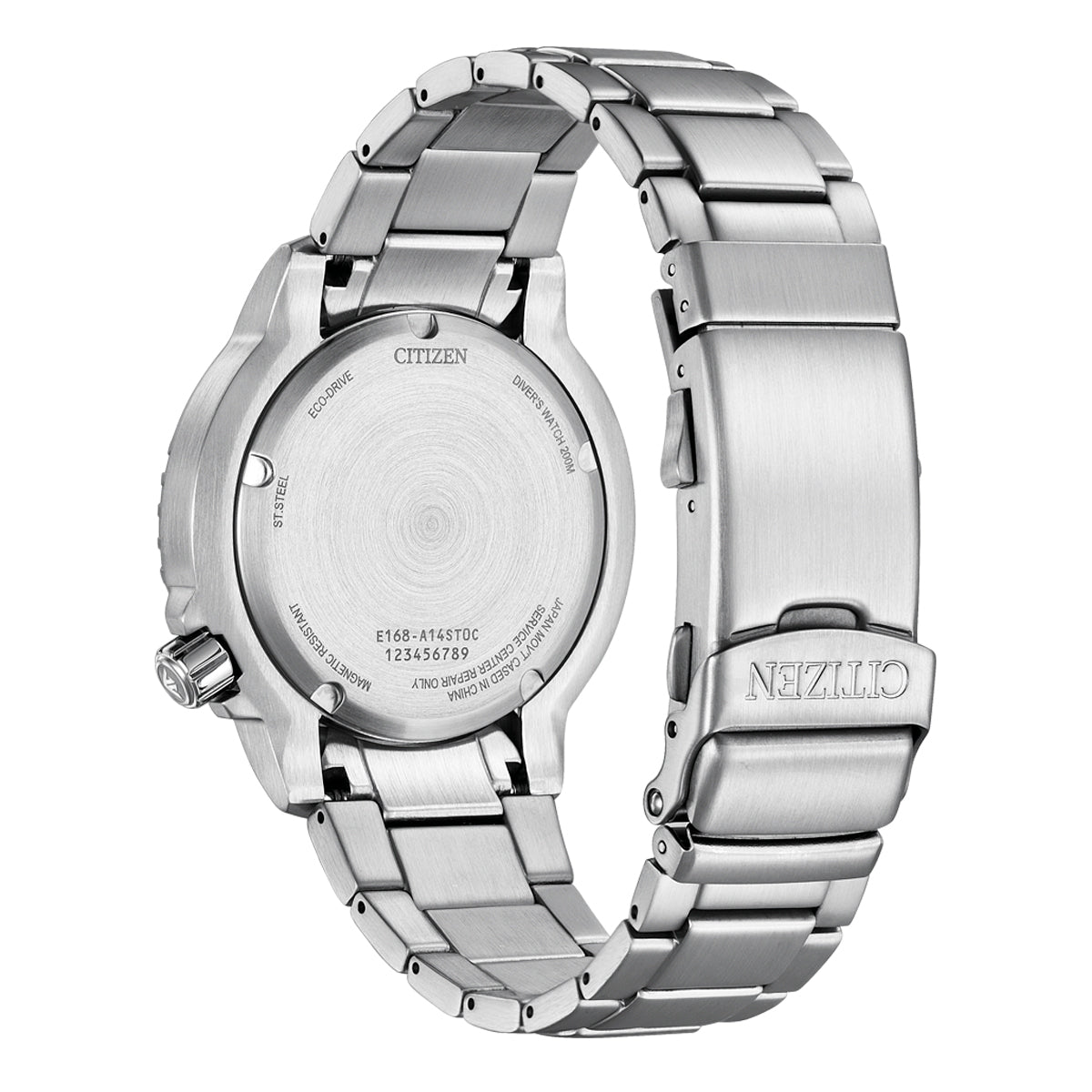 Citizen Men's Marine Watch (Silver & Blue)