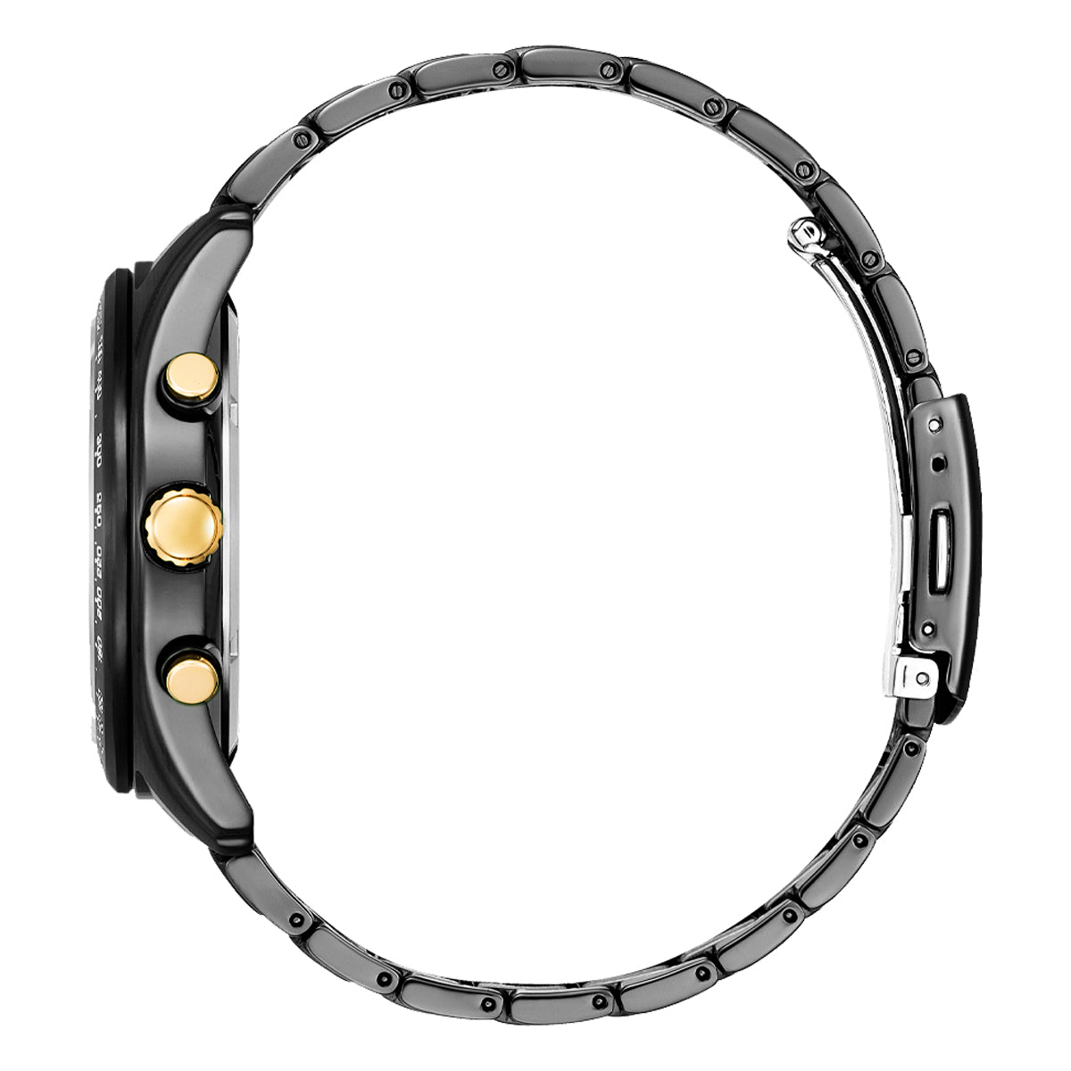 Citizen Green Dial Chronograph Black Mens Watch