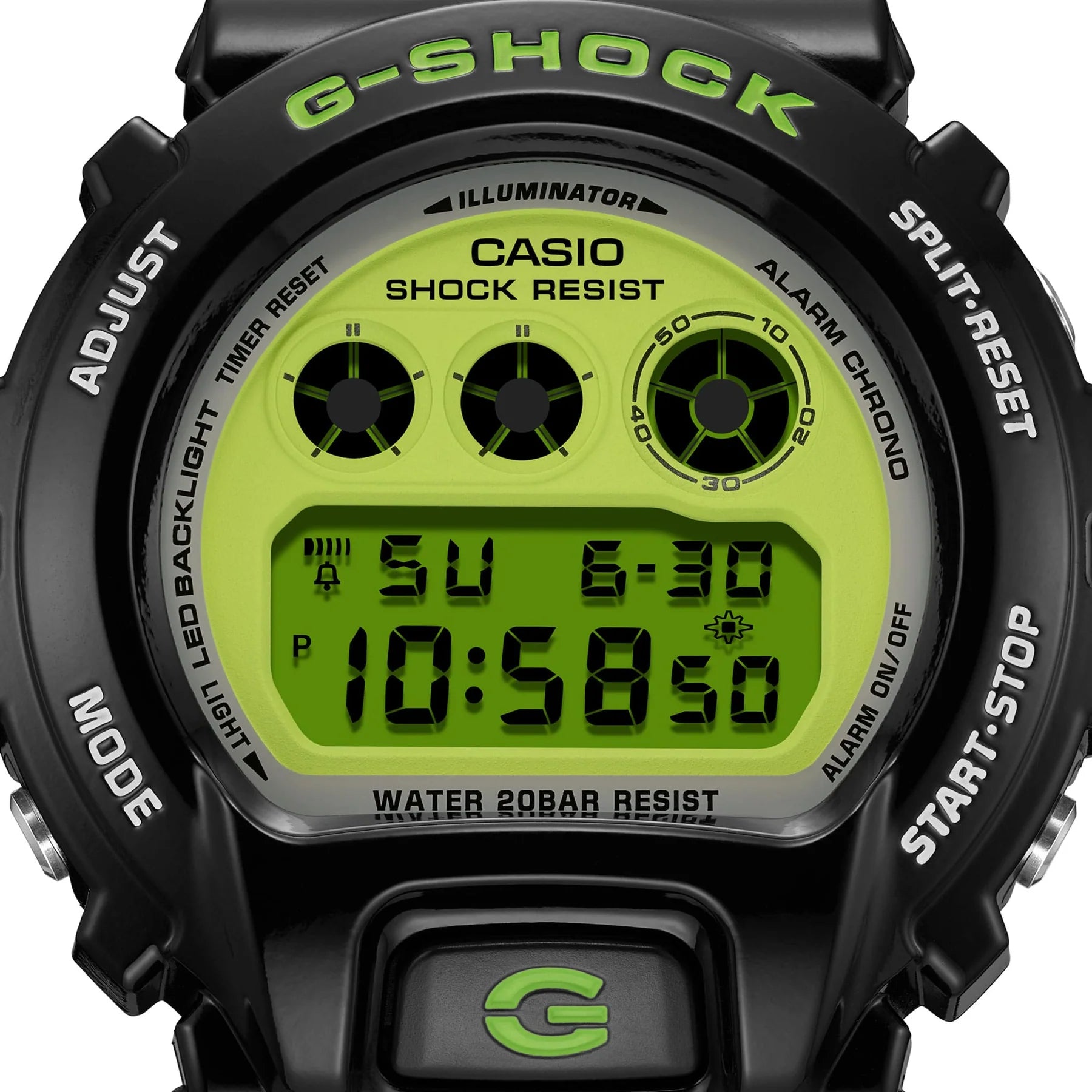 Casio G-Shock Green & Black Digital Mens Watch