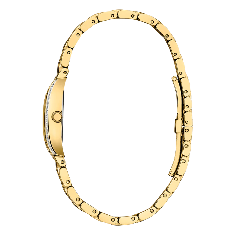 Citizen Ladies Black Dial Gold Swarovski Eco-Drive Solar Watch