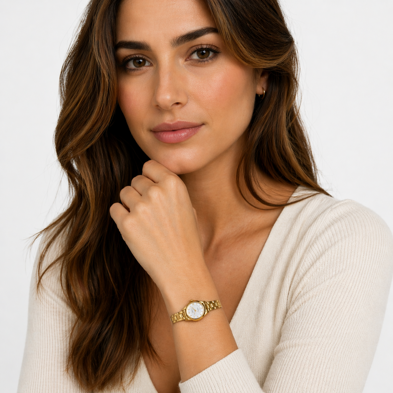 Classique Gold Tone Ladies Dress Watch