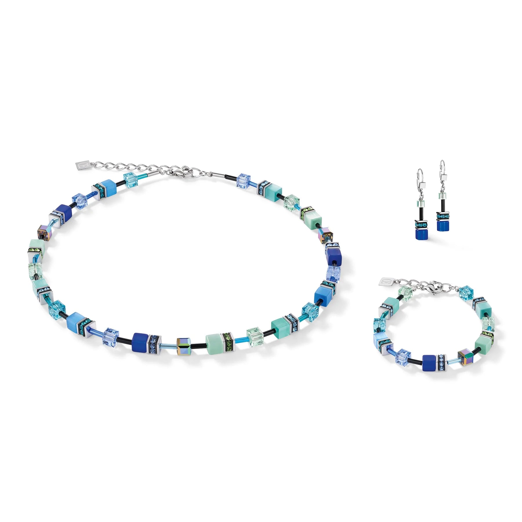 Coeur De Lion - GeoCube OCEANNA Blue Necklace