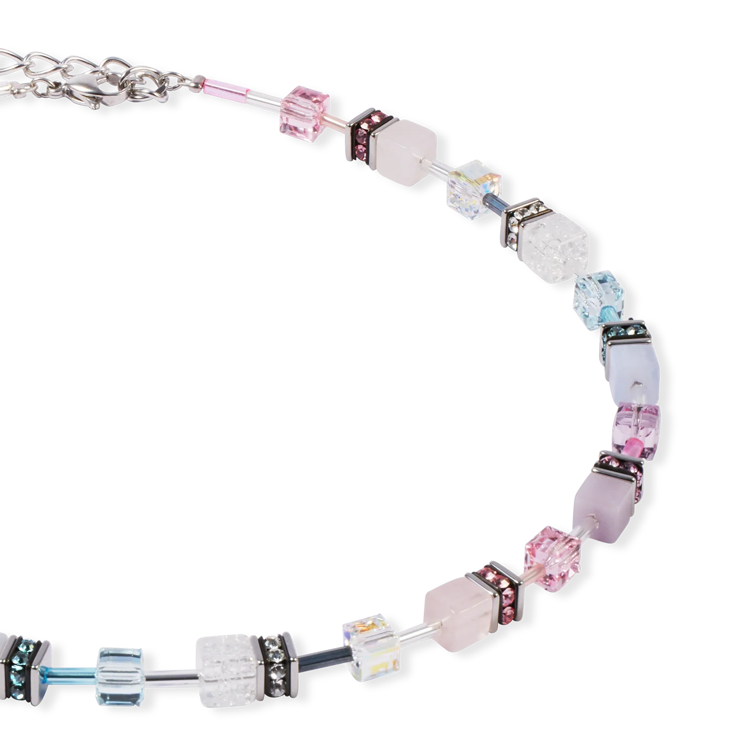 Coeur De Lion - GeoCube MAUVE Necklace