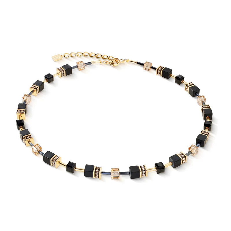 Coeur De Lion - GeoCube MIDNIGHT Black Onyx Necklace