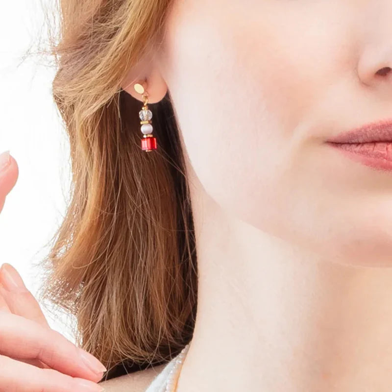 Coeur De Lion - GeoCube VALENTINE Drop Earrings