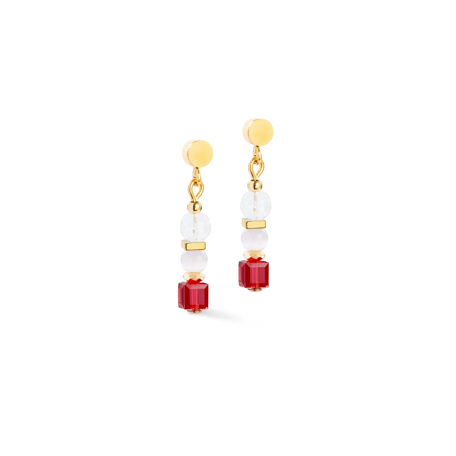 Coeur De Lion - GeoCube VALENTINE Drop Earrings