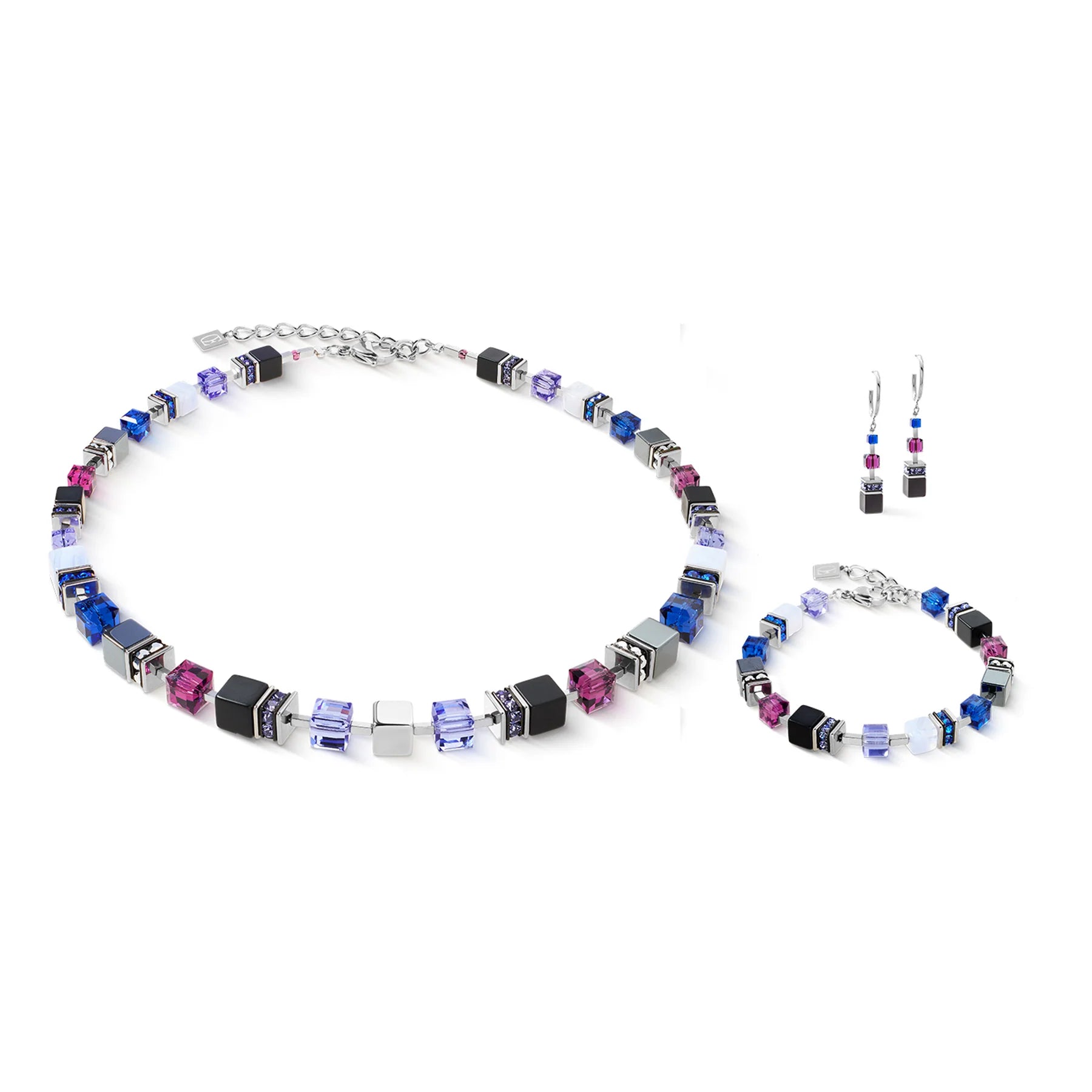 Coeur De Lion - GeoCube BLUE MOON Drop Earrings