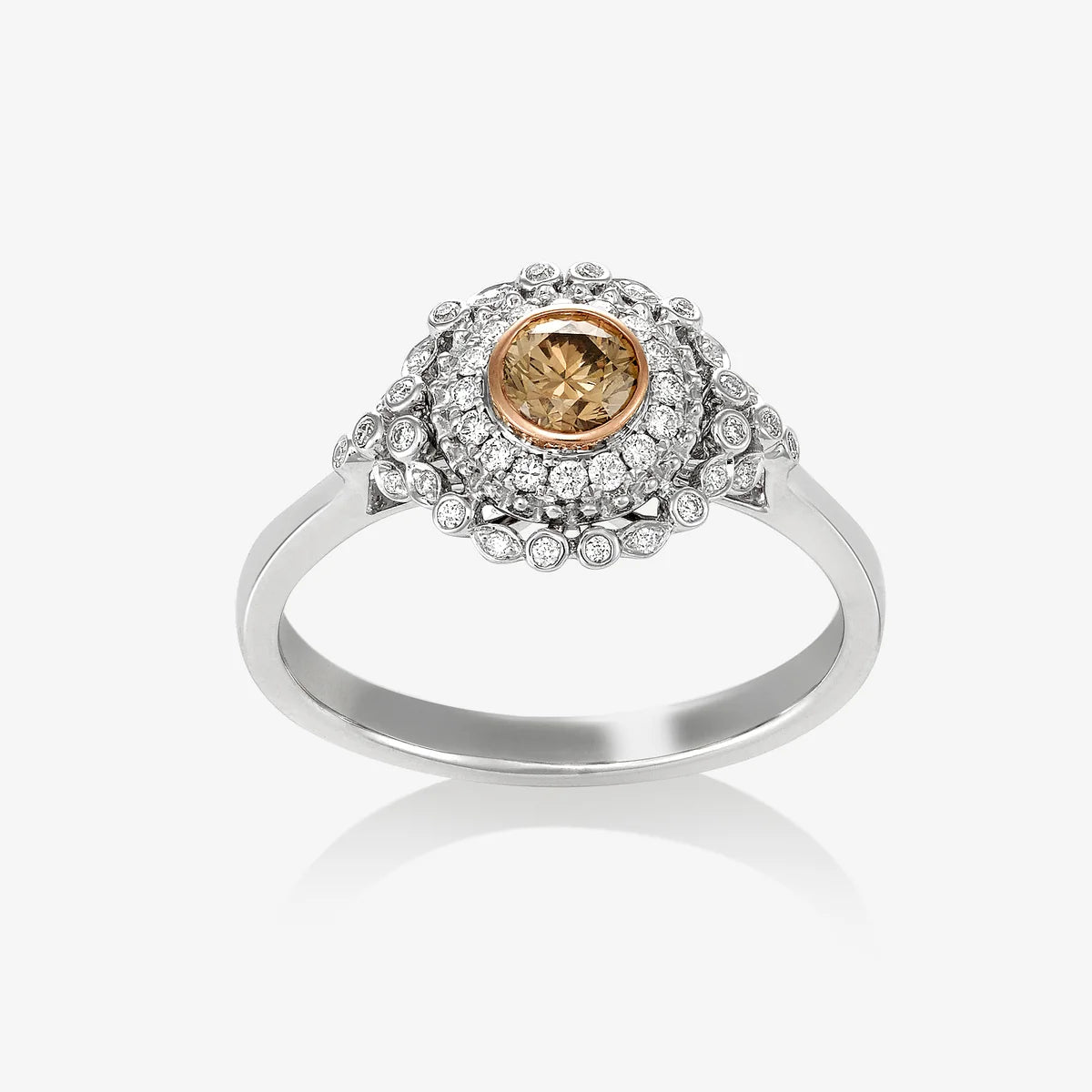 'Constellation' 9ct White Gold 0.50ct Chocolate Diamond Ring