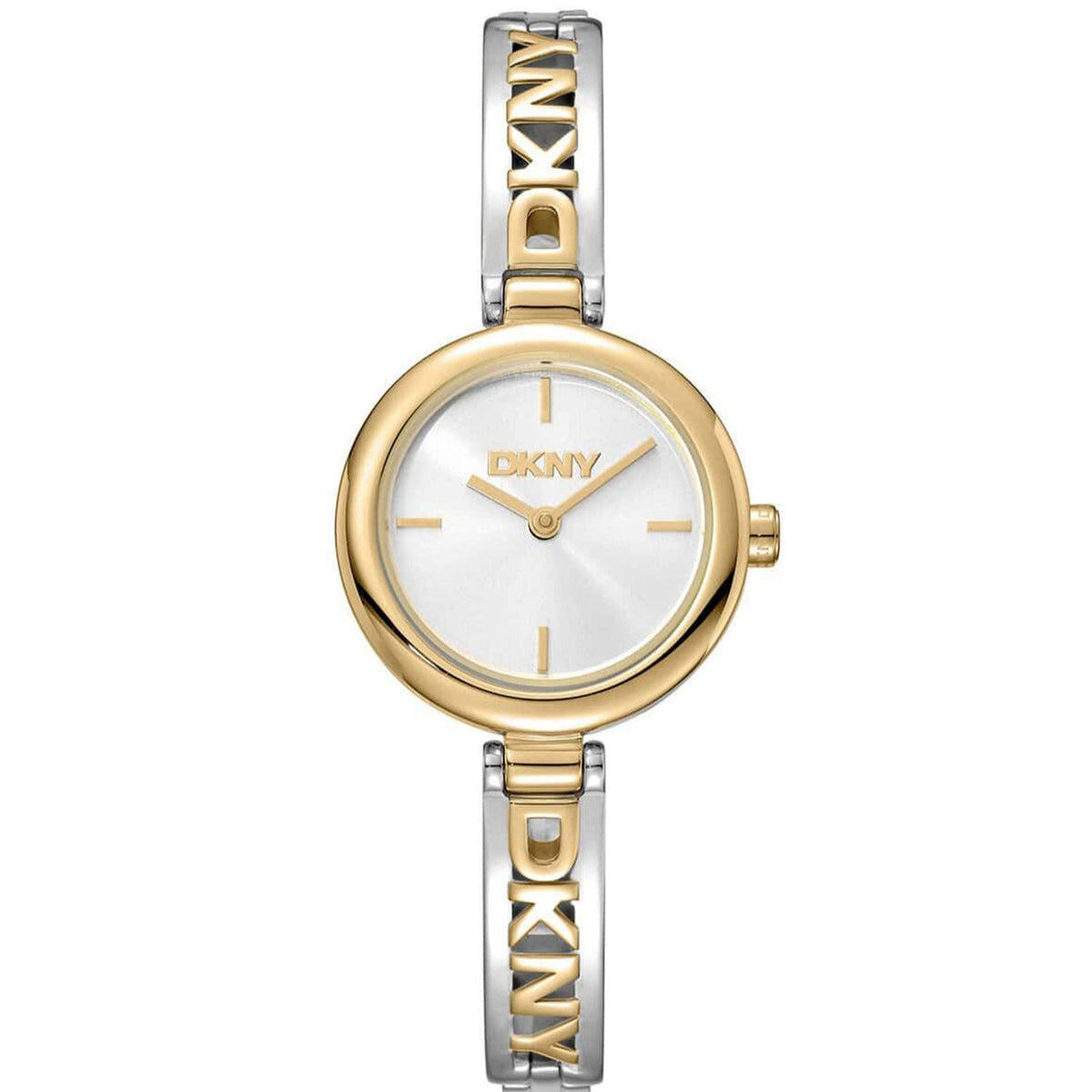 DKNY Dainty Two Tone Silver Gold Ladies Watch