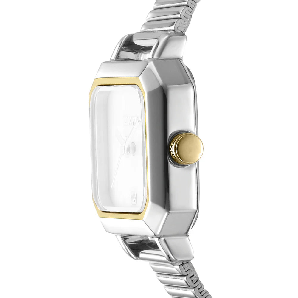 DKNY Green Dial Two Tone Silver Gold Ladies Watch