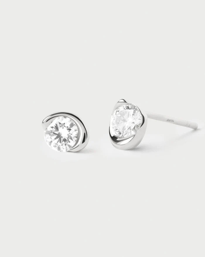 Delia 18ct Gold Lab Diamond Stud Earrings