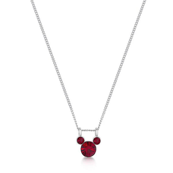 Disney Mickey Mouse Birthstone Necklace