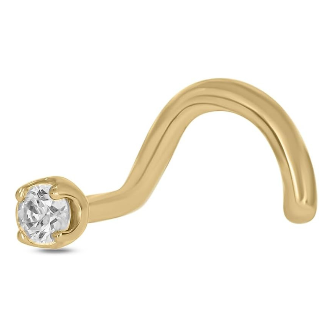 Diamond 9ct Gold Nose Stud