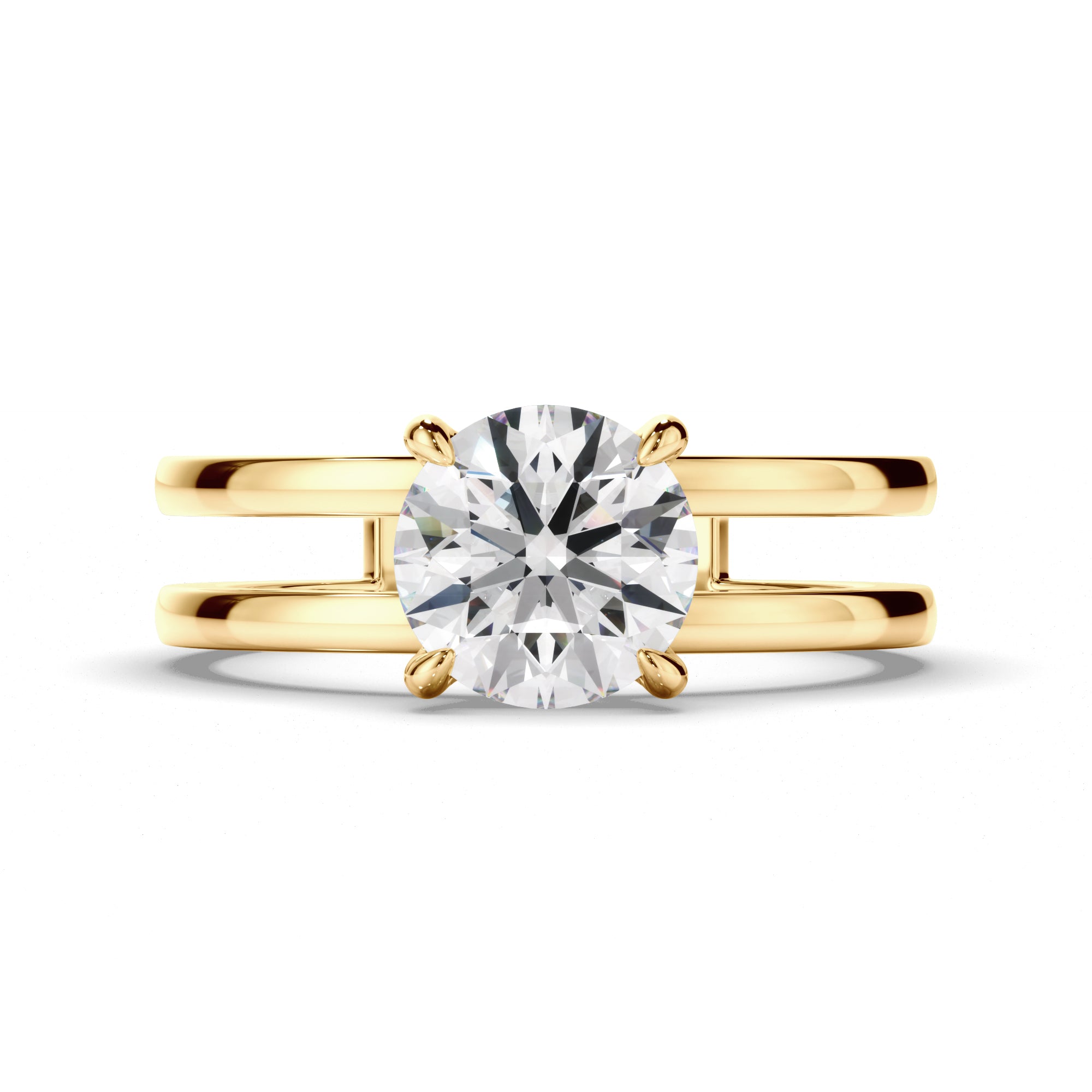 Calypso - Round Brilliant Cut Diamond Solitaire Engagement Ring