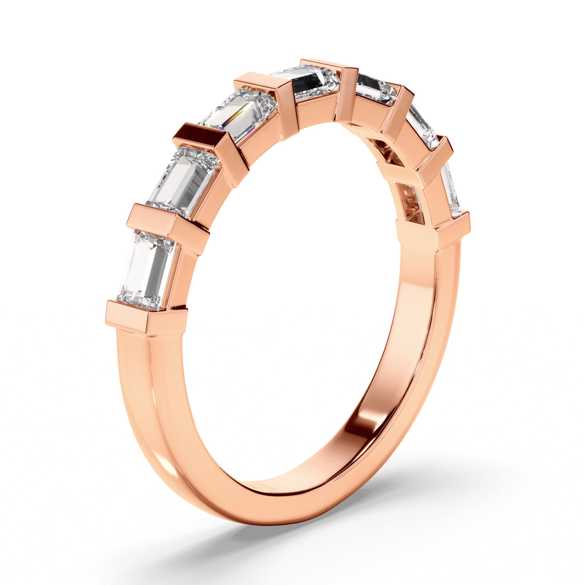 Lorelei - Baguette Cut Diamond Anniversary Ring