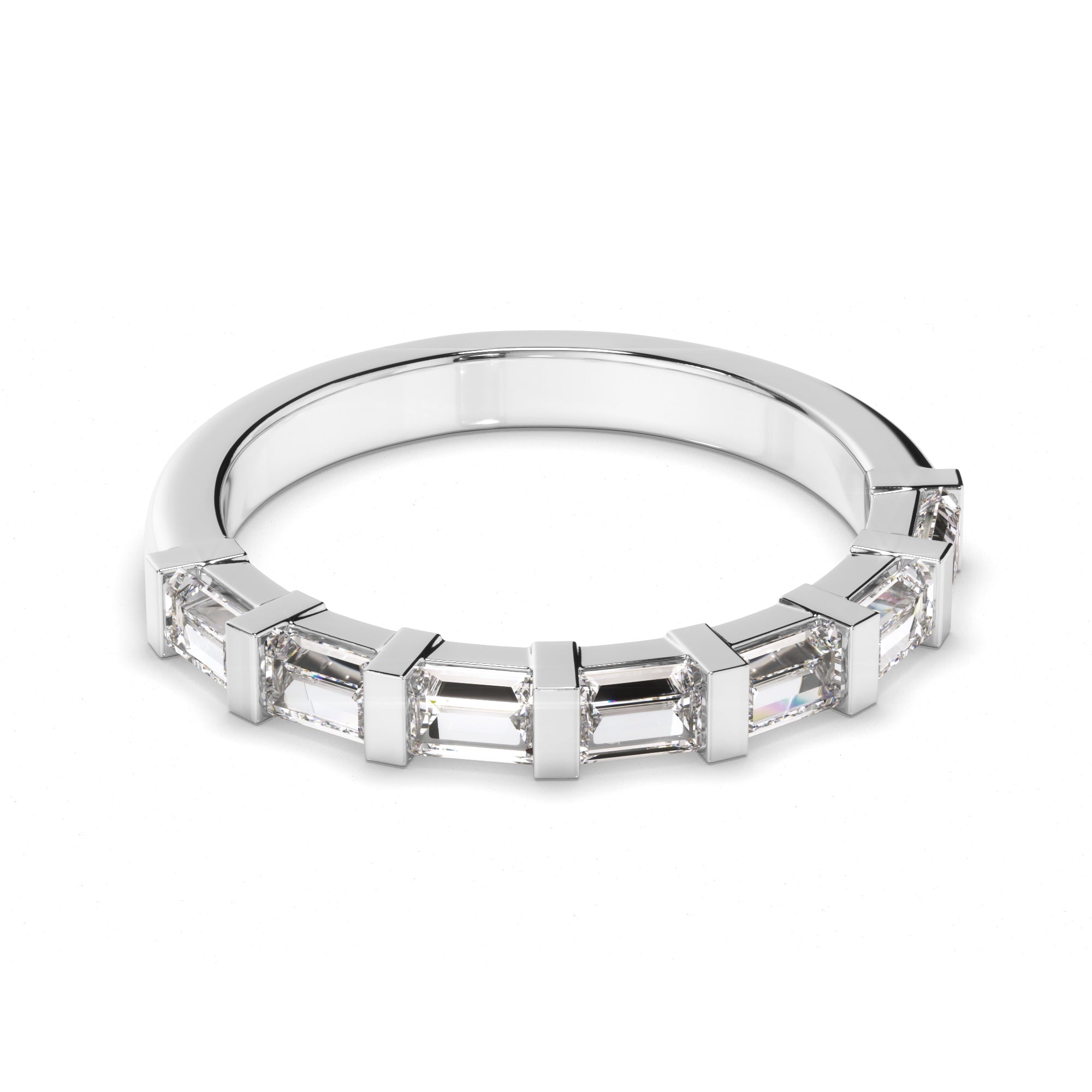 Lorelei - Baguette Cut Diamond Anniversary Ring