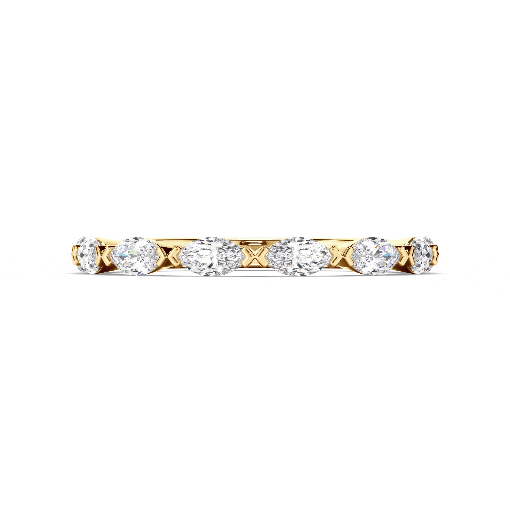 Bianca - Marquise Cut Diamond Wedding Ring