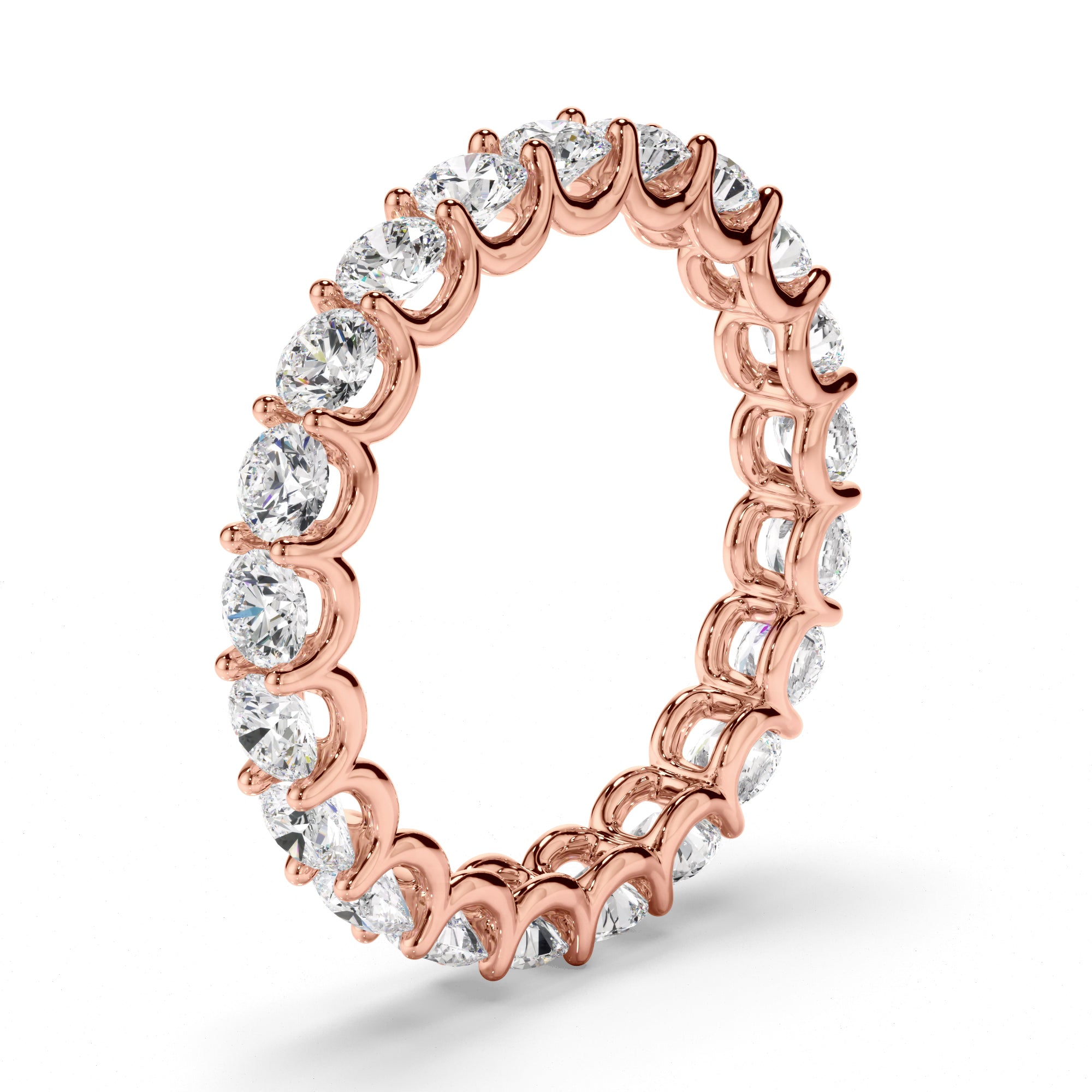 Sylvia - Round Brilliant Cut Diamond Eternity Ring