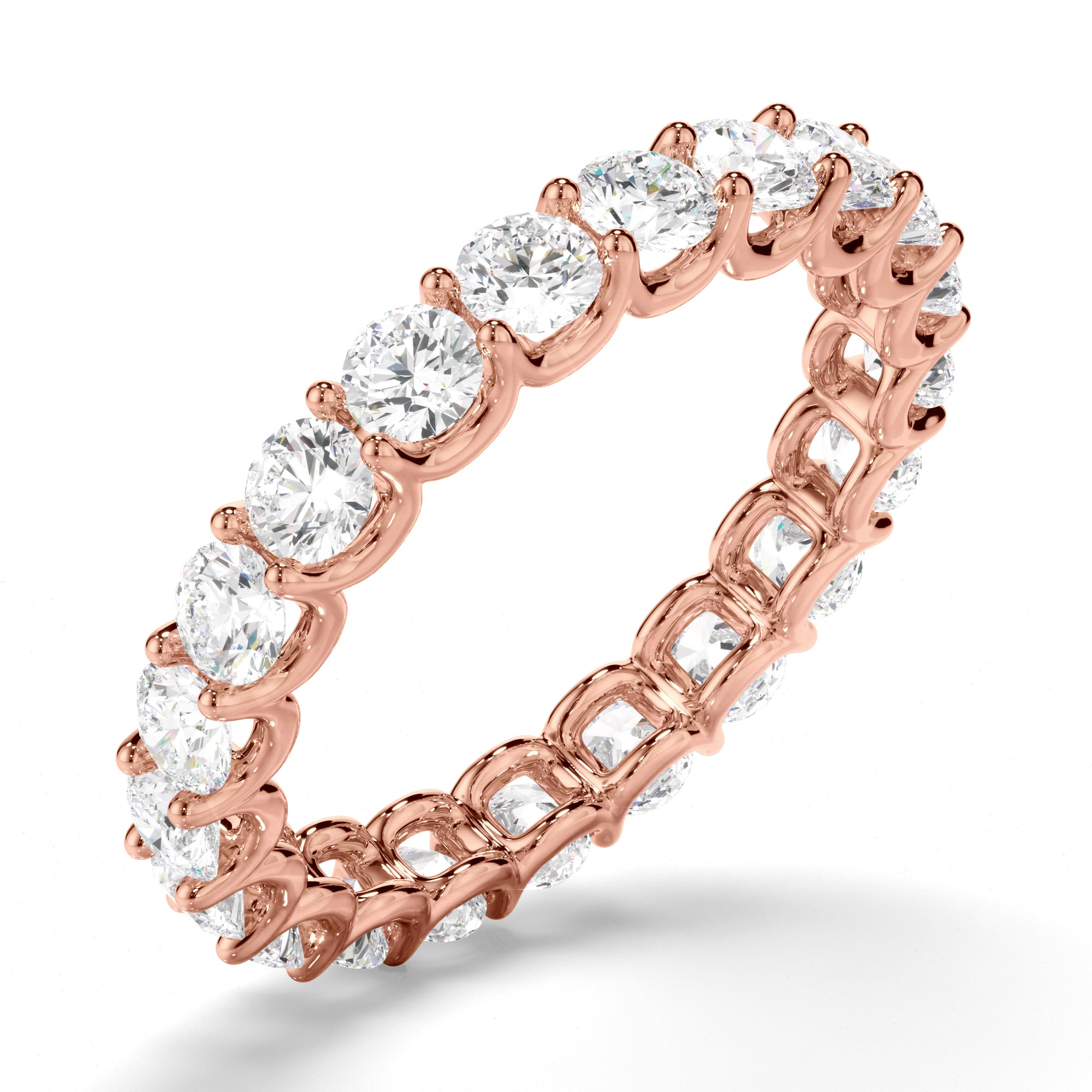 Sylvia - Round Brilliant Cut Diamond Eternity Ring