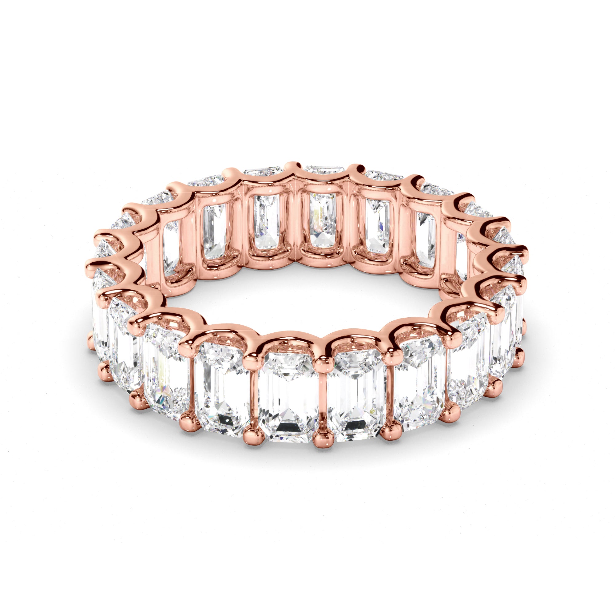 Mariella - Emerald Cut Diamond Eternity Ring