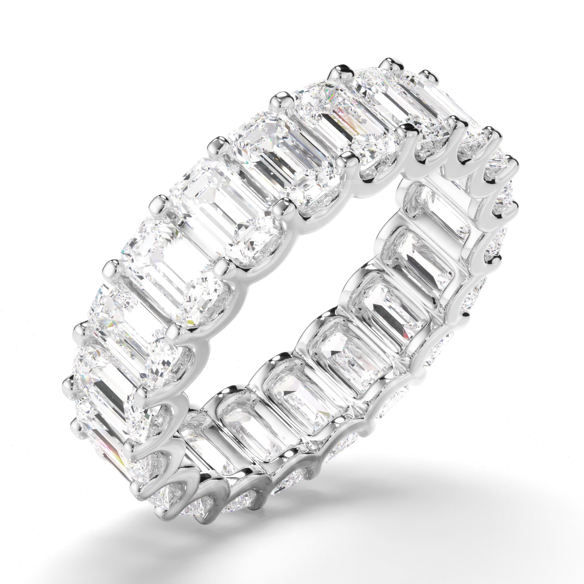 Mariella - Emerald Cut Diamond Eternity Ring