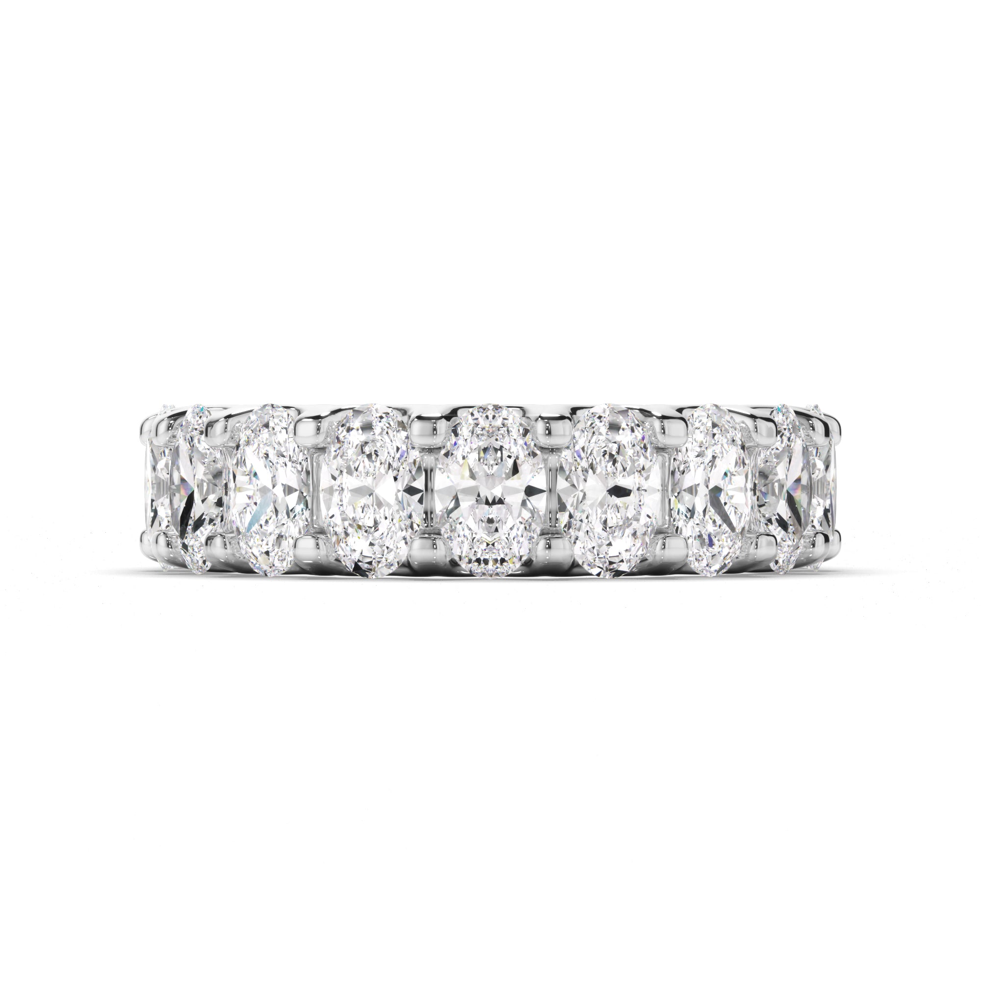 Allegra - Oval Cut Diamond Eternity Ring