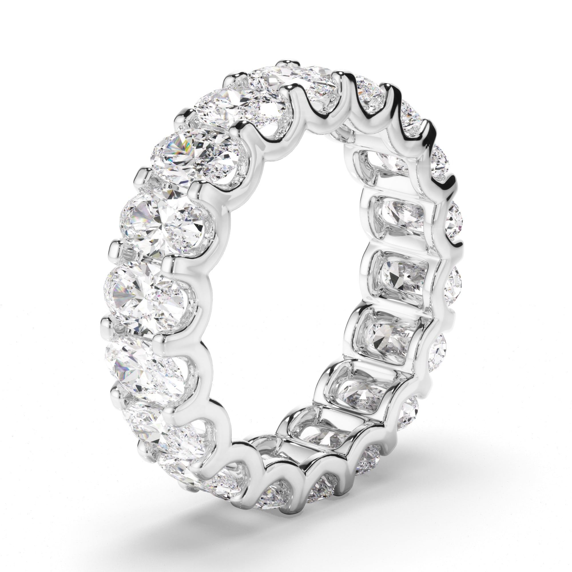 Allegra - Oval Cut Diamond Eternity Ring
