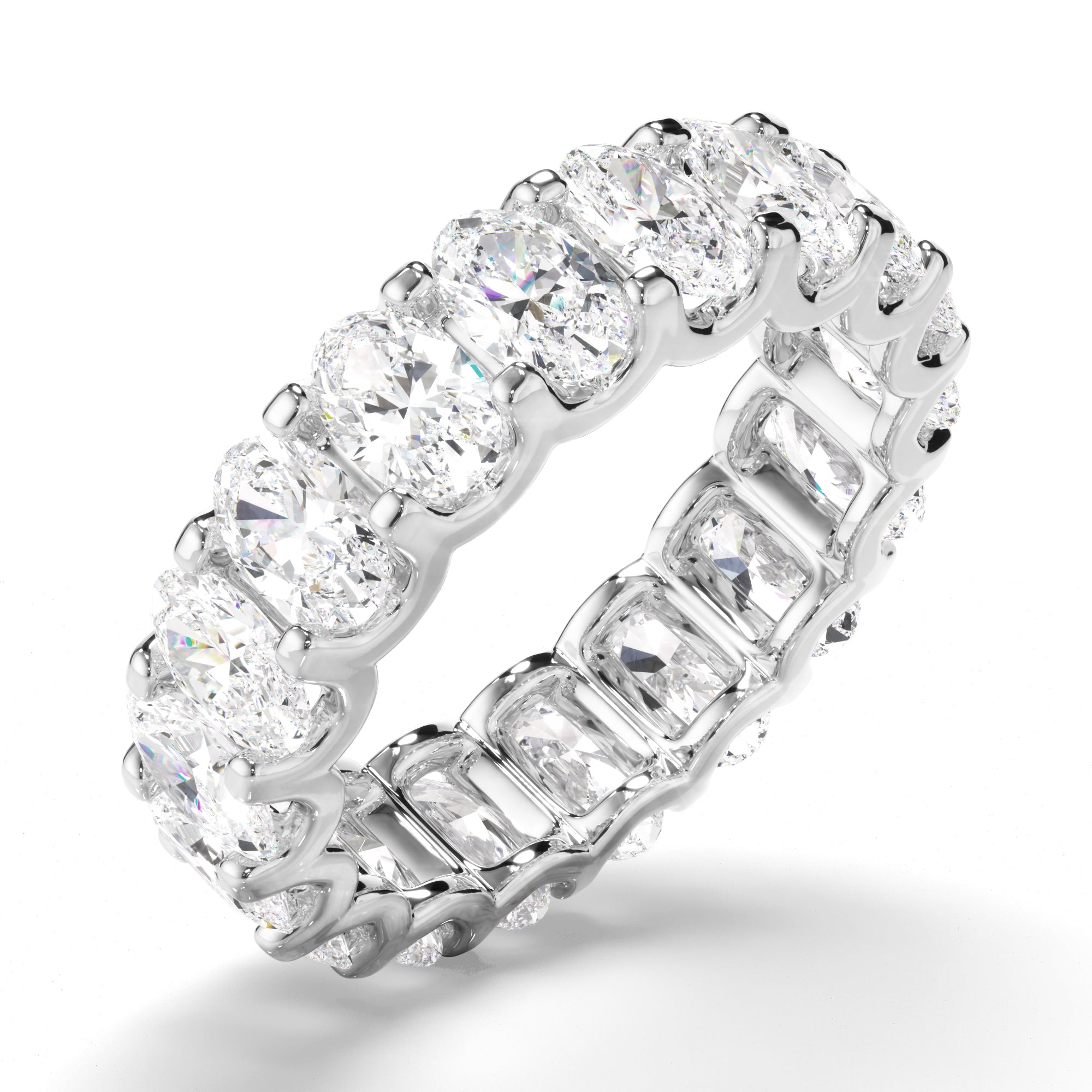 Allegra - Oval Cut Diamond Eternity Ring