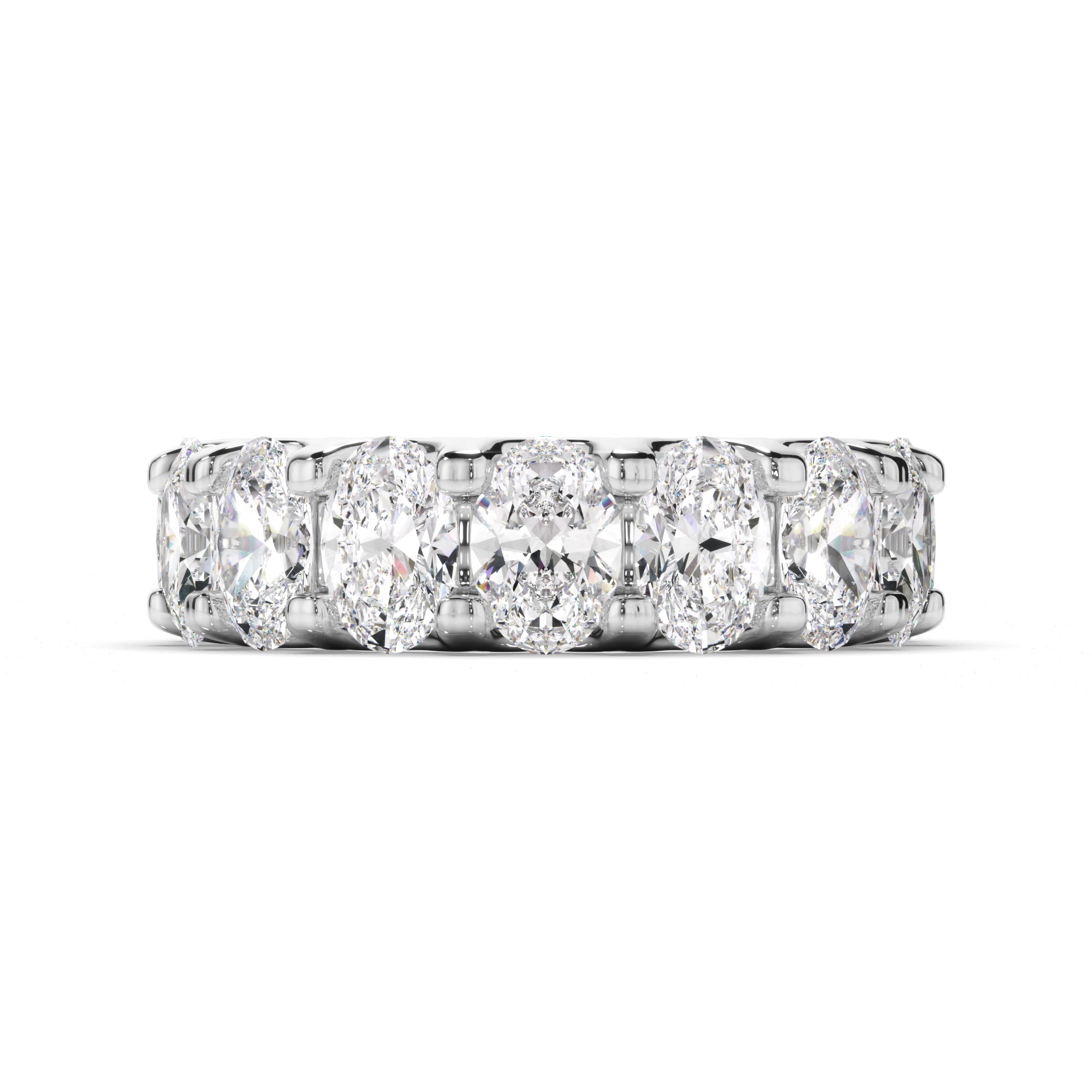 Adele - Oval Cut Diamond Eternity Ring