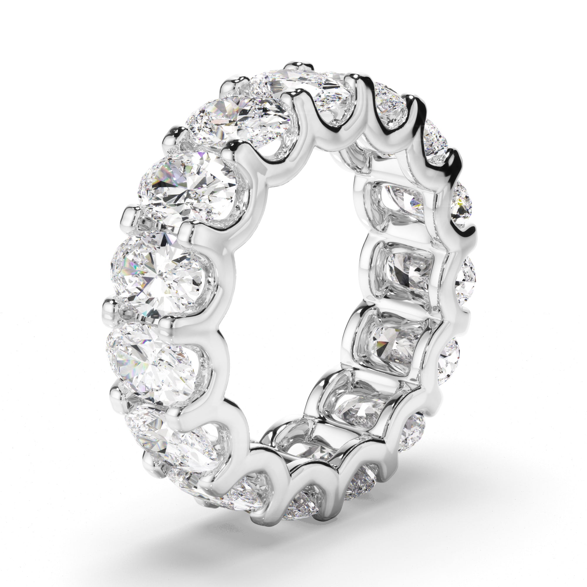 Adele - Oval Cut Diamond Eternity Ring