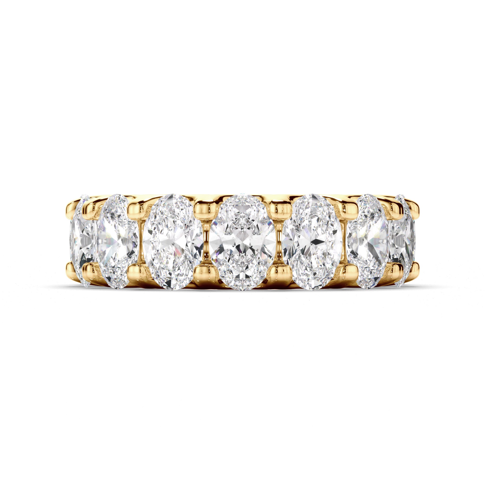 Adele - Oval Cut Diamond Eternity Ring