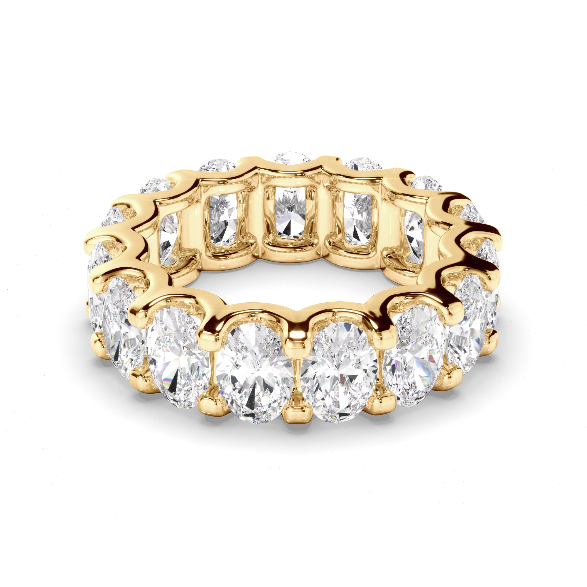 Adele - Oval Cut Diamond Eternity Ring