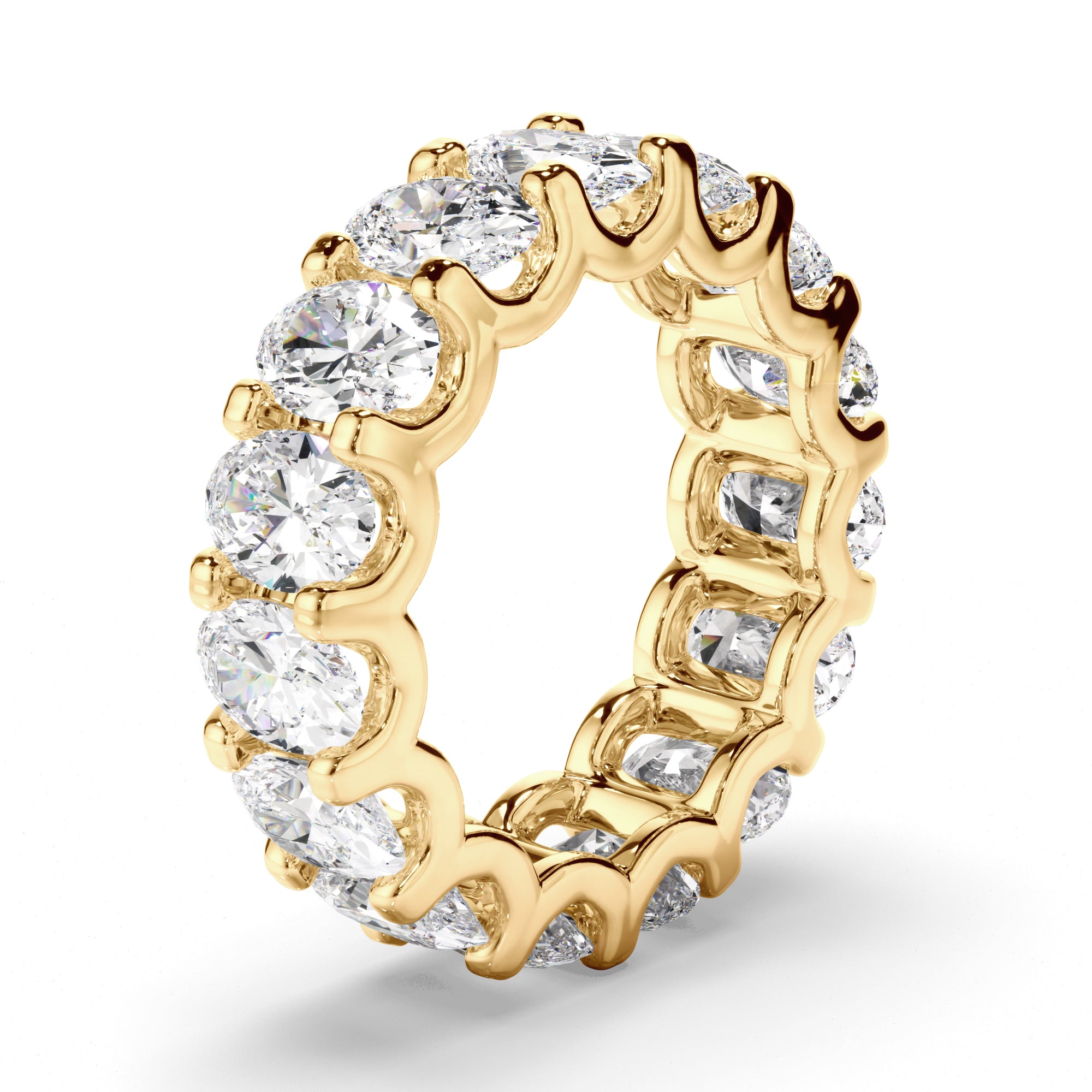 Adele - Oval Cut Diamond Eternity Ring