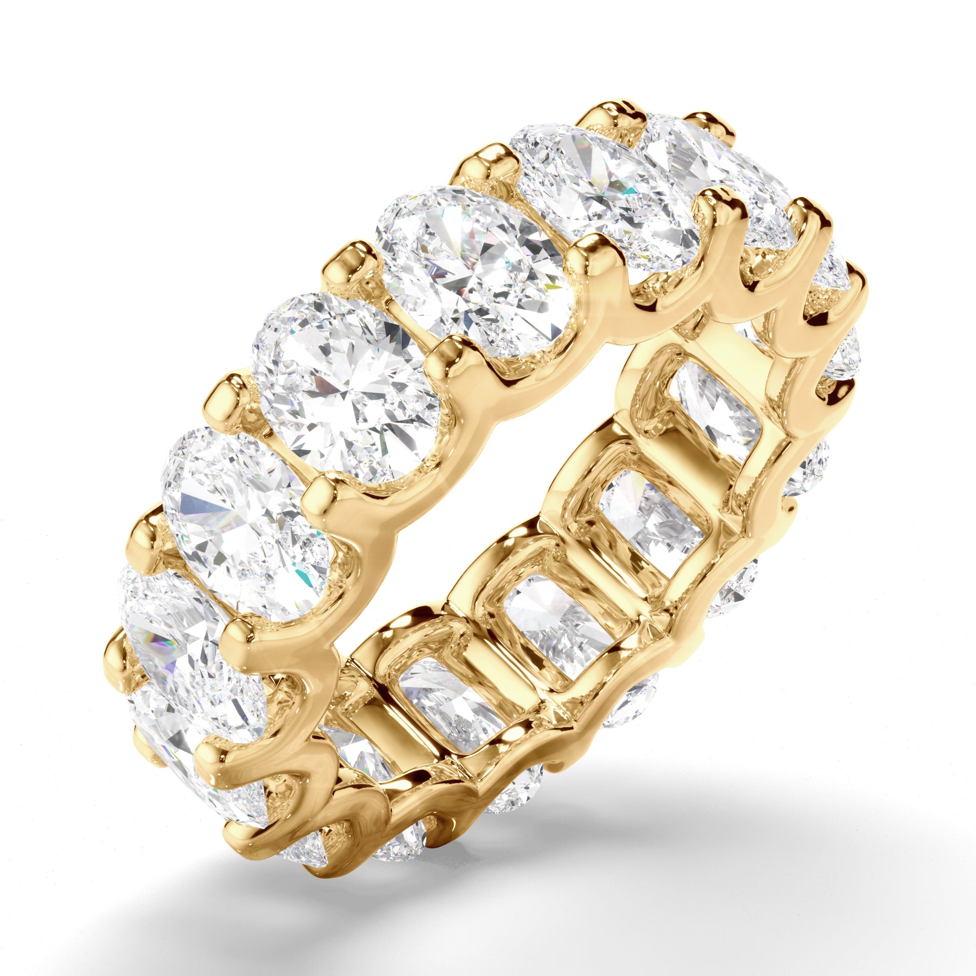 Adele - Oval Cut Diamond Eternity Ring