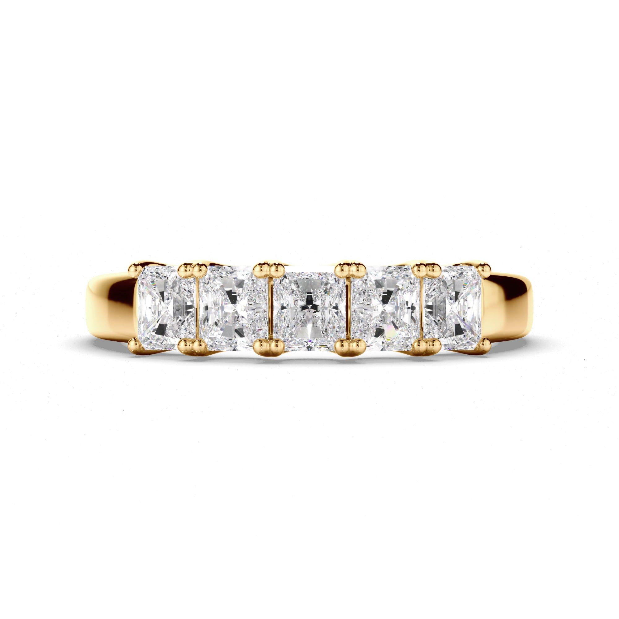 Lucienne - Radiant Cut Diamond Anniversary Ring