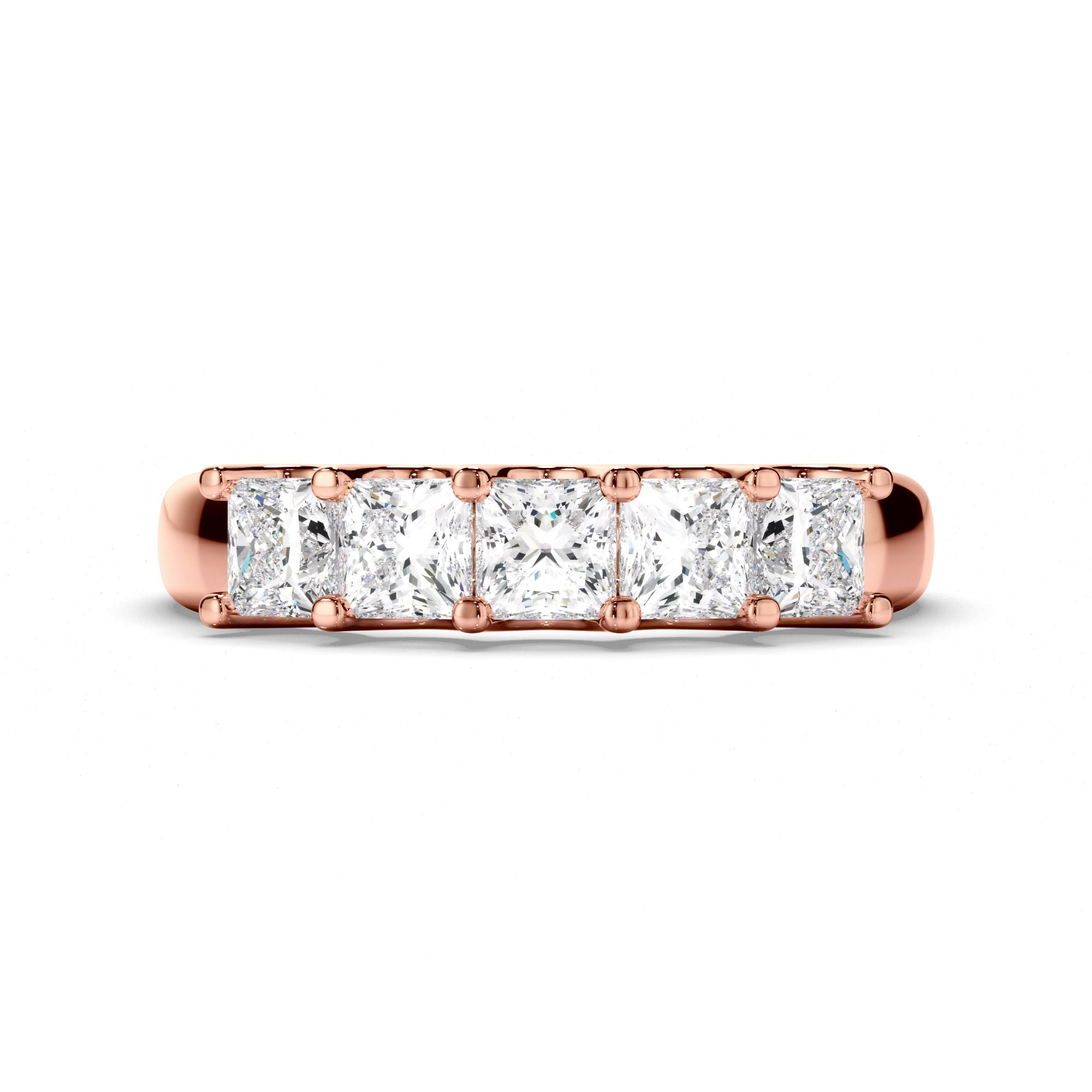 Isis - Princess Cut Diamond Anniversary Ring