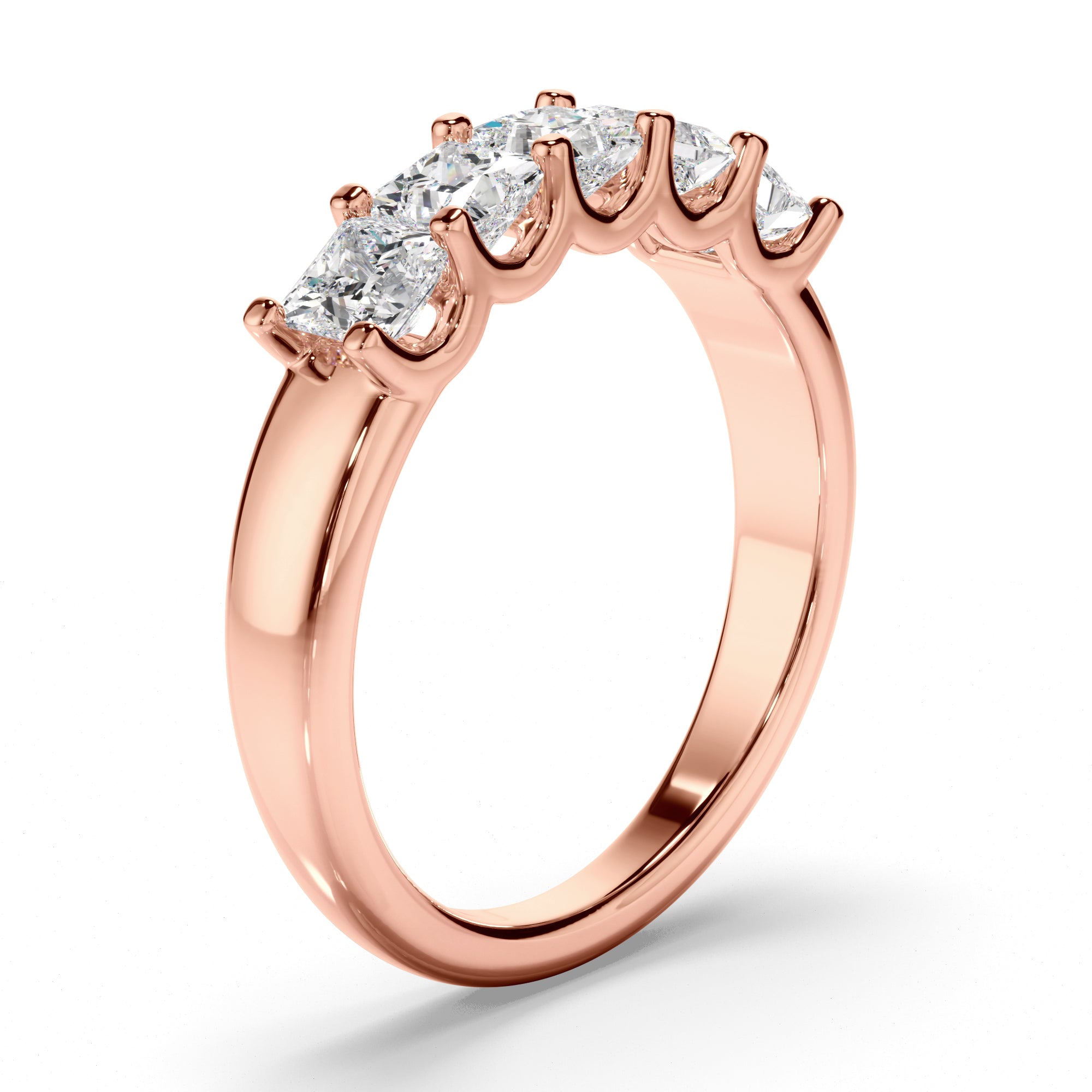 Isis - Princess Cut Diamond Anniversary Ring