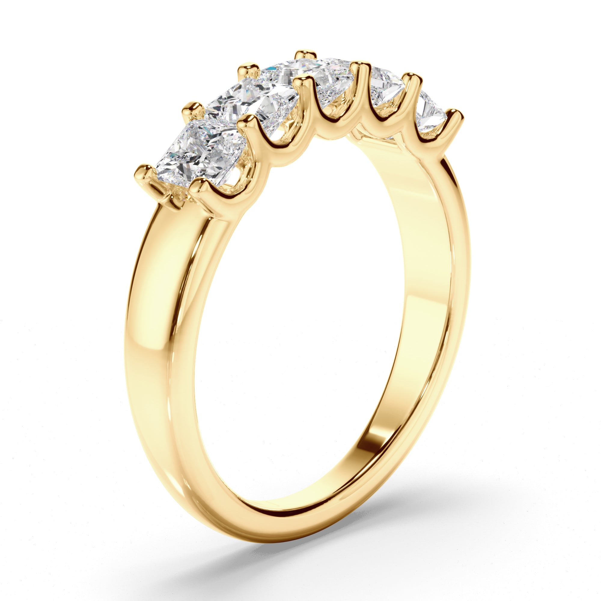 Isis - Princess Cut Diamond Anniversary Ring