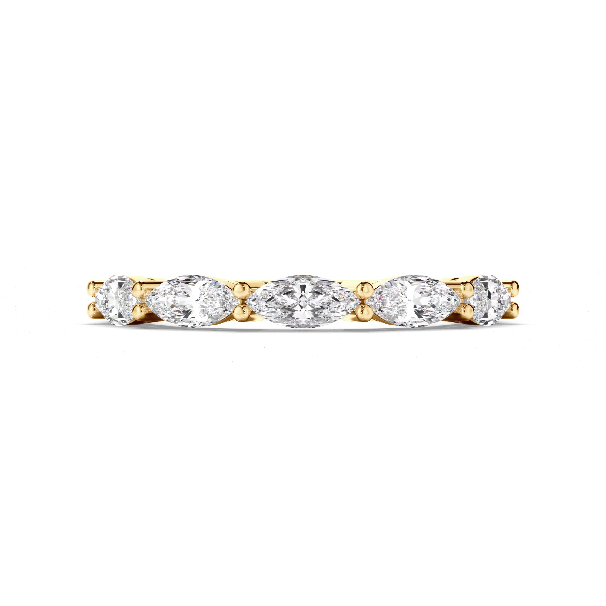 Henrietta - Marquise Cut Diamond Anniversary Ring
