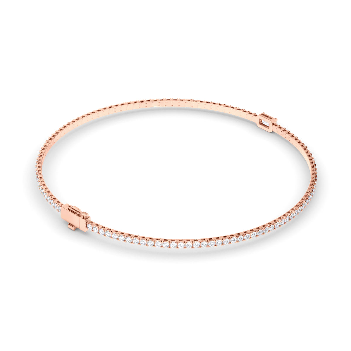 Isla - Emerald Cut Centre Diamond Tennis Bracelet