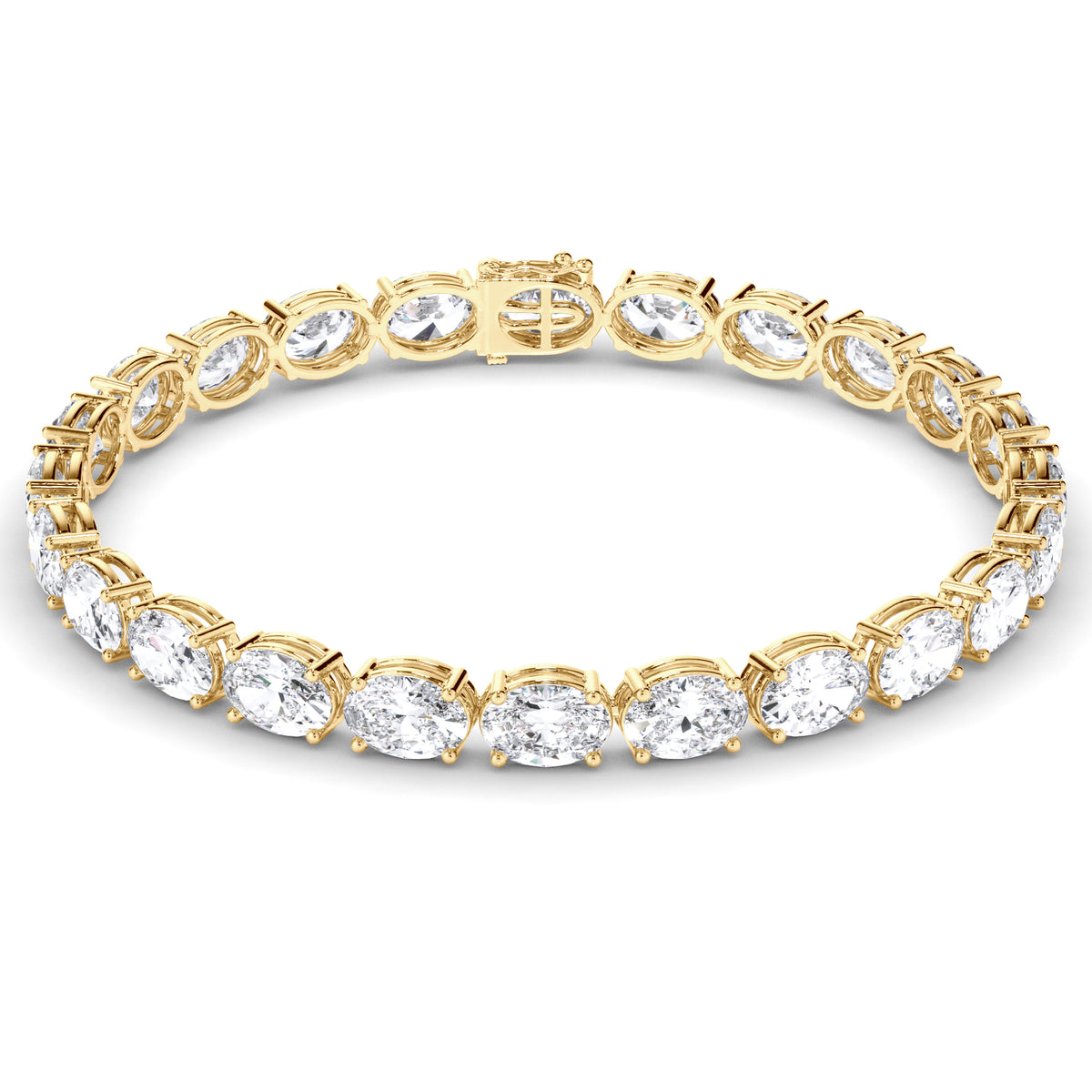 Esme - Oval Diamond Tennis Bracelet