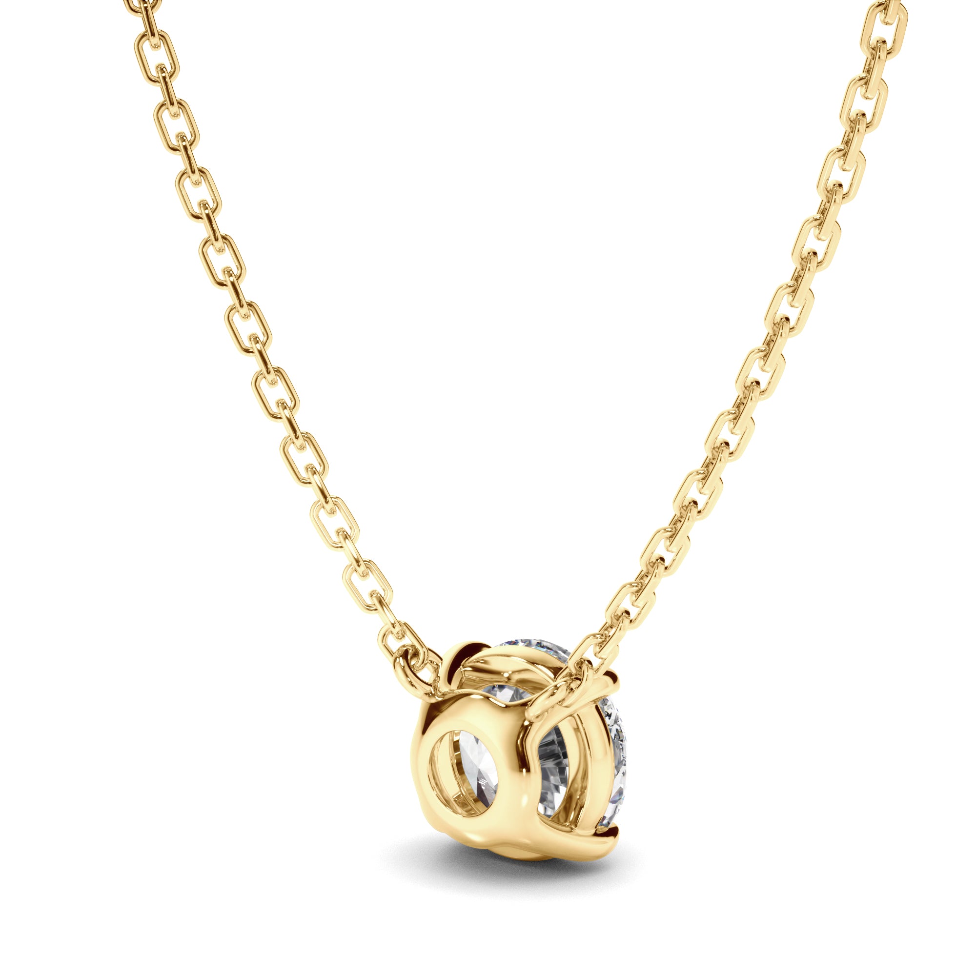 Lune - Round Brilliant Cut Diamond Necklet