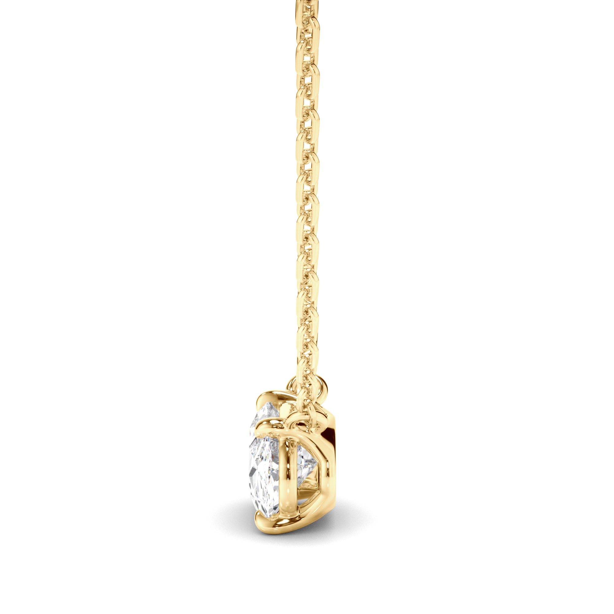 Florence - East West Oval Cut Diamond Necklet