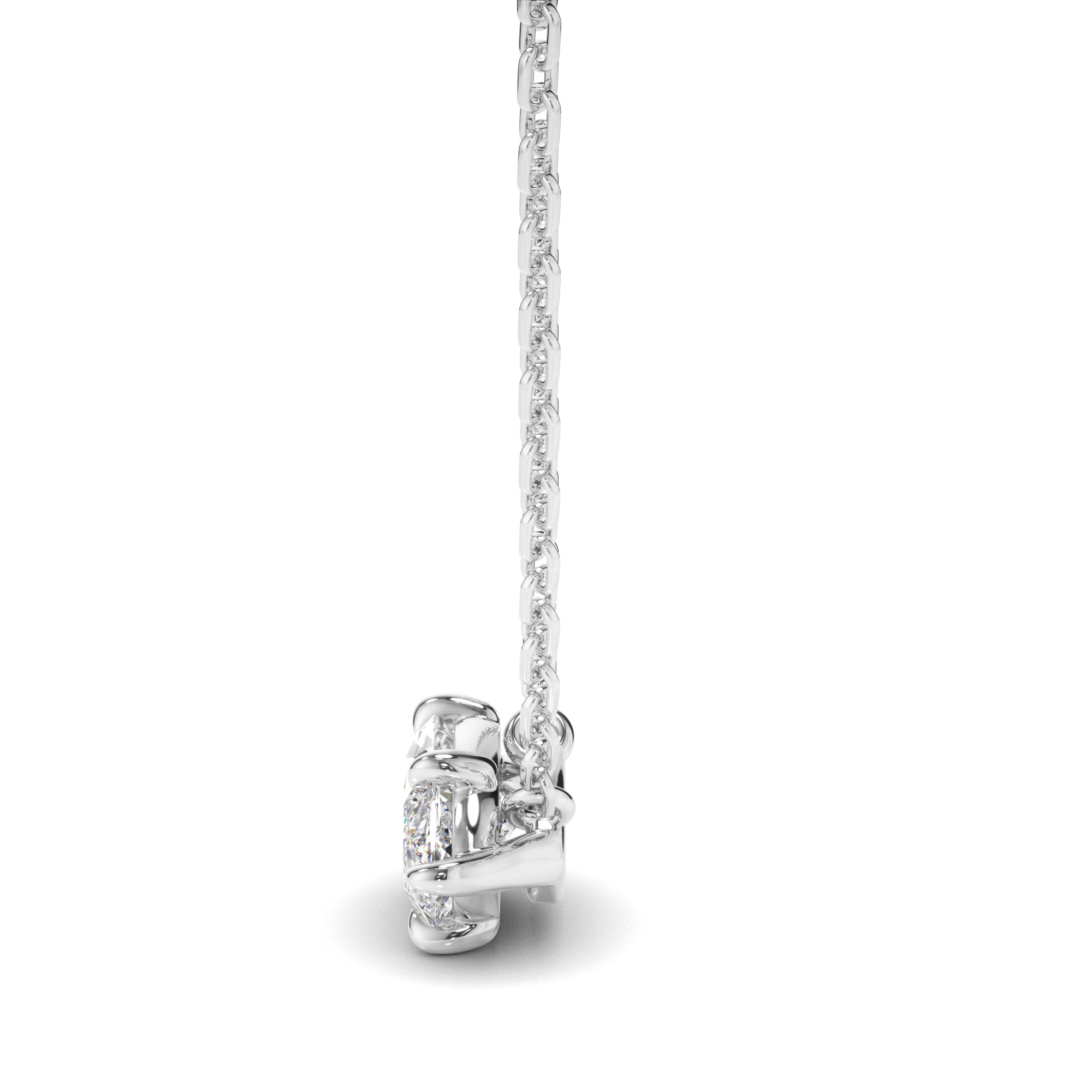 Delphine - East West Marquise Cut Diamond Necklet