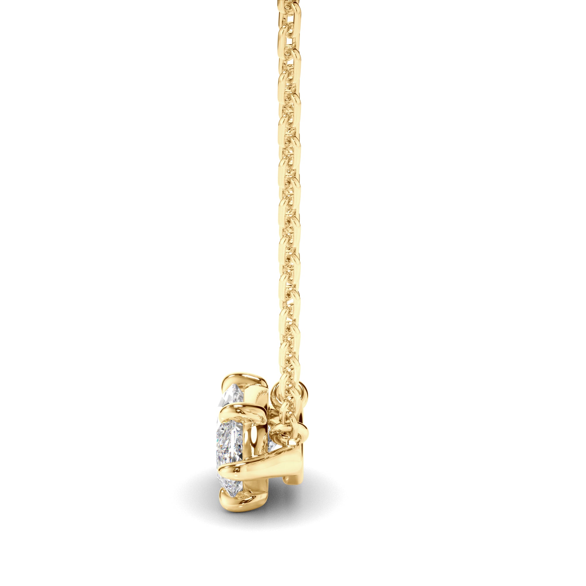 Delphine - East West Marquise Cut Diamond Necklet