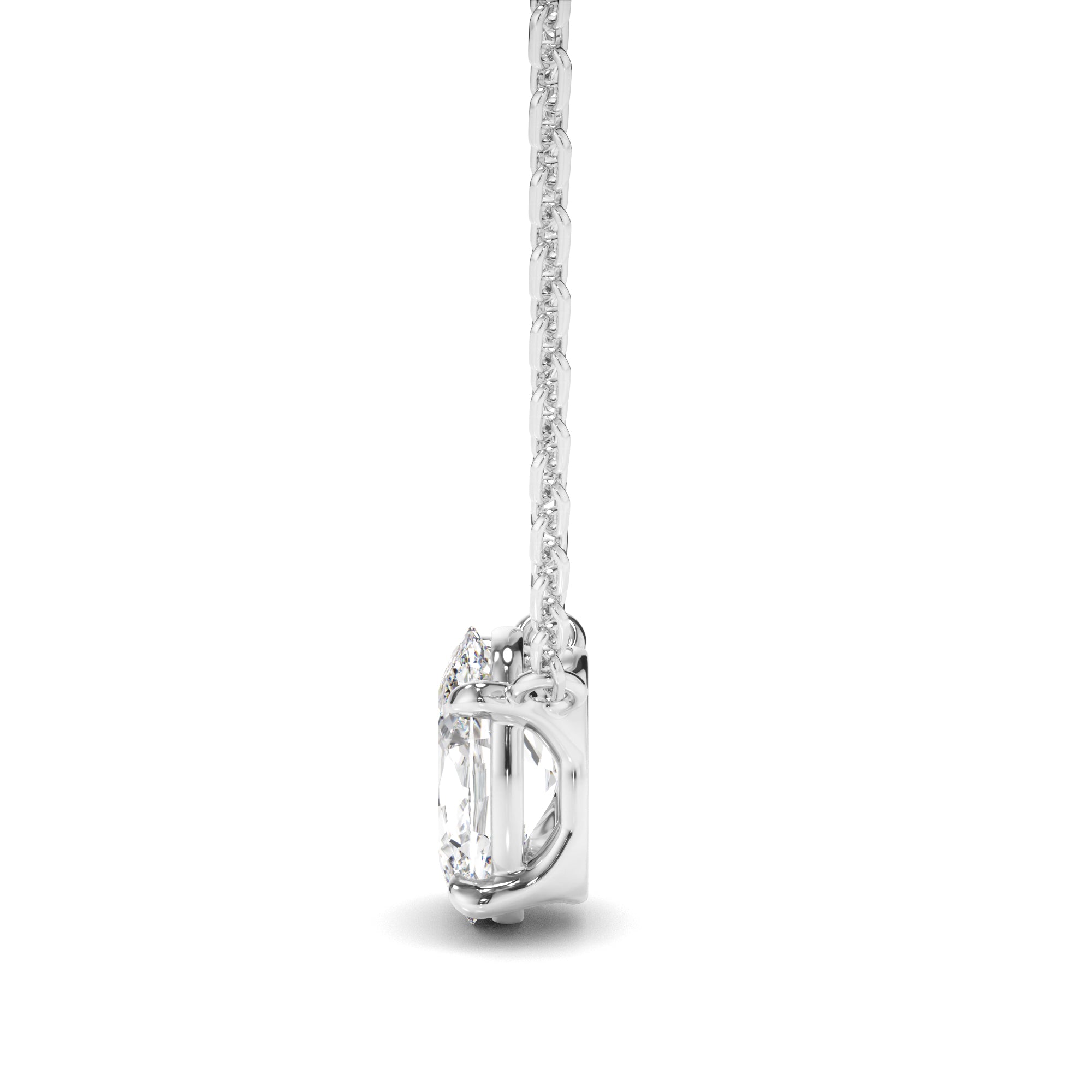 Eden - Oval Cut Diamond Necklet