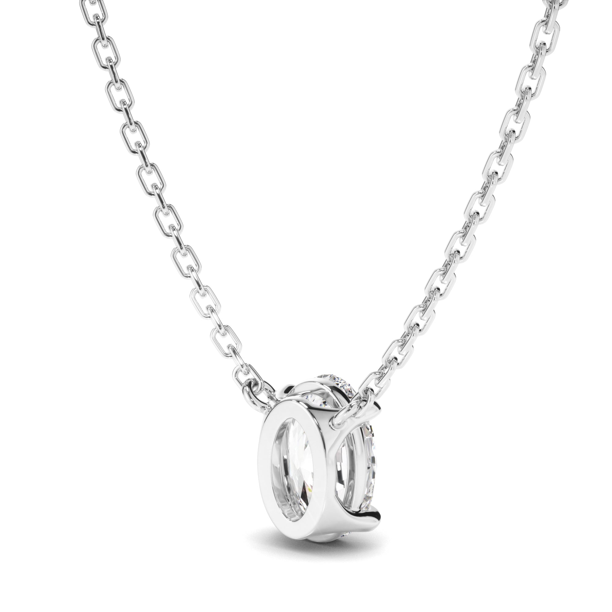 Eden - Oval Cut Diamond Necklet