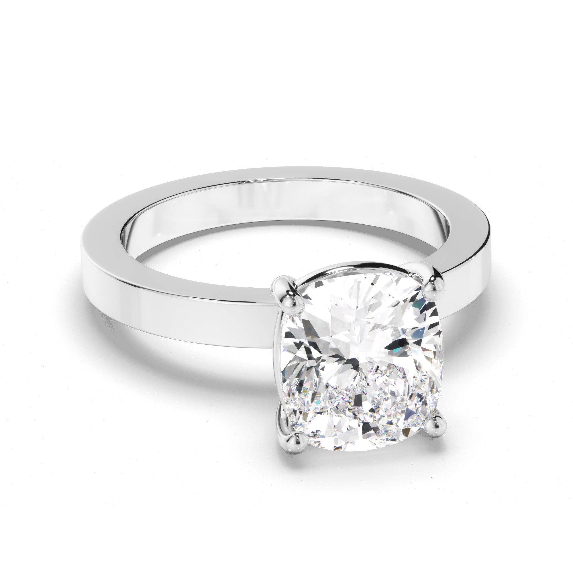 Liora - Cushion Cut Diamond Solitaire Engagement Ring