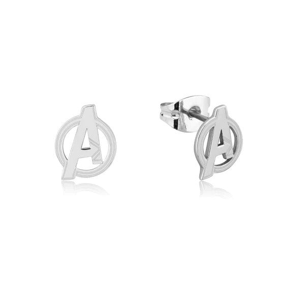 Marvel - Avengers Assemble 'A' Stud Earrings